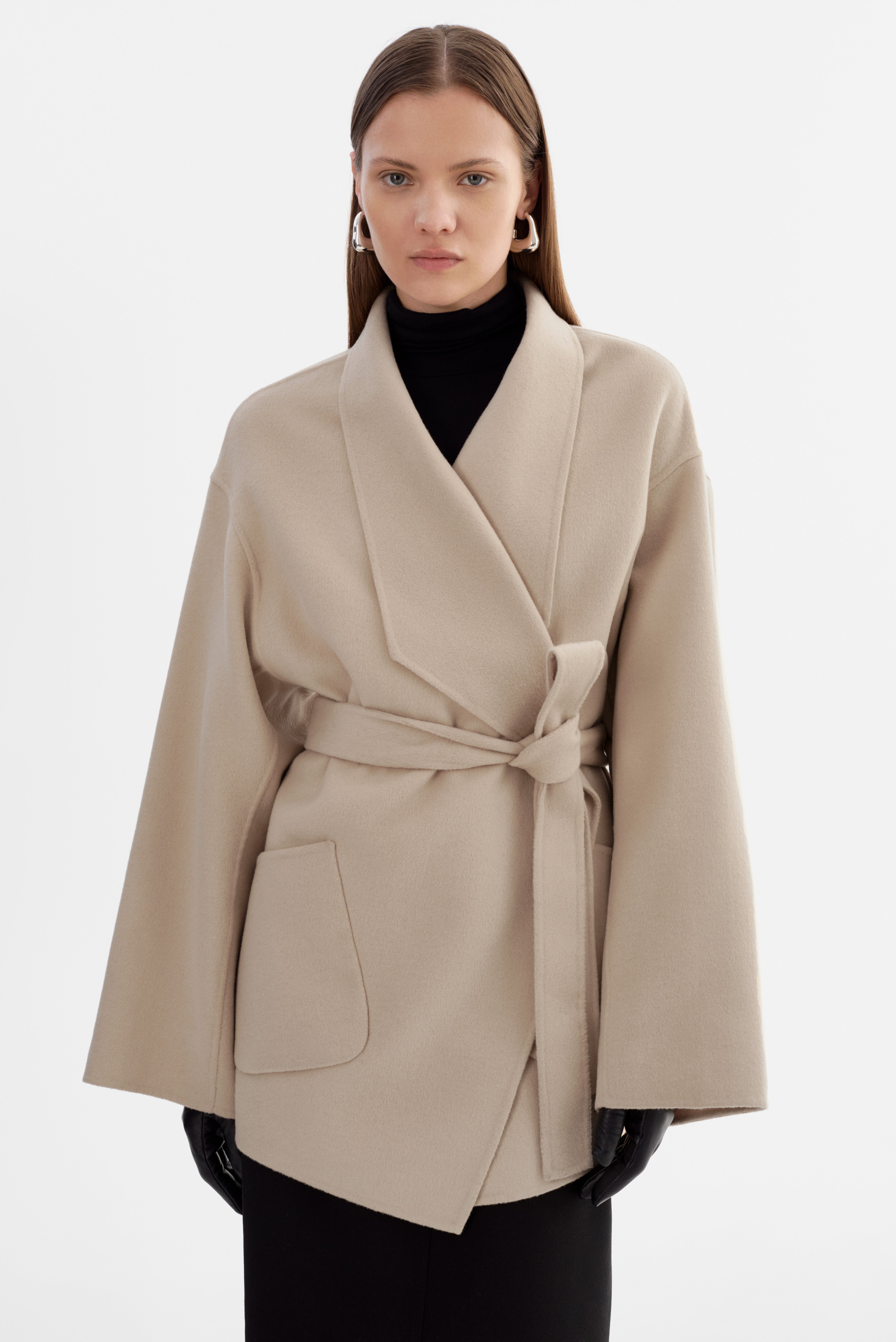 MEKIA | Manteau en laine double face