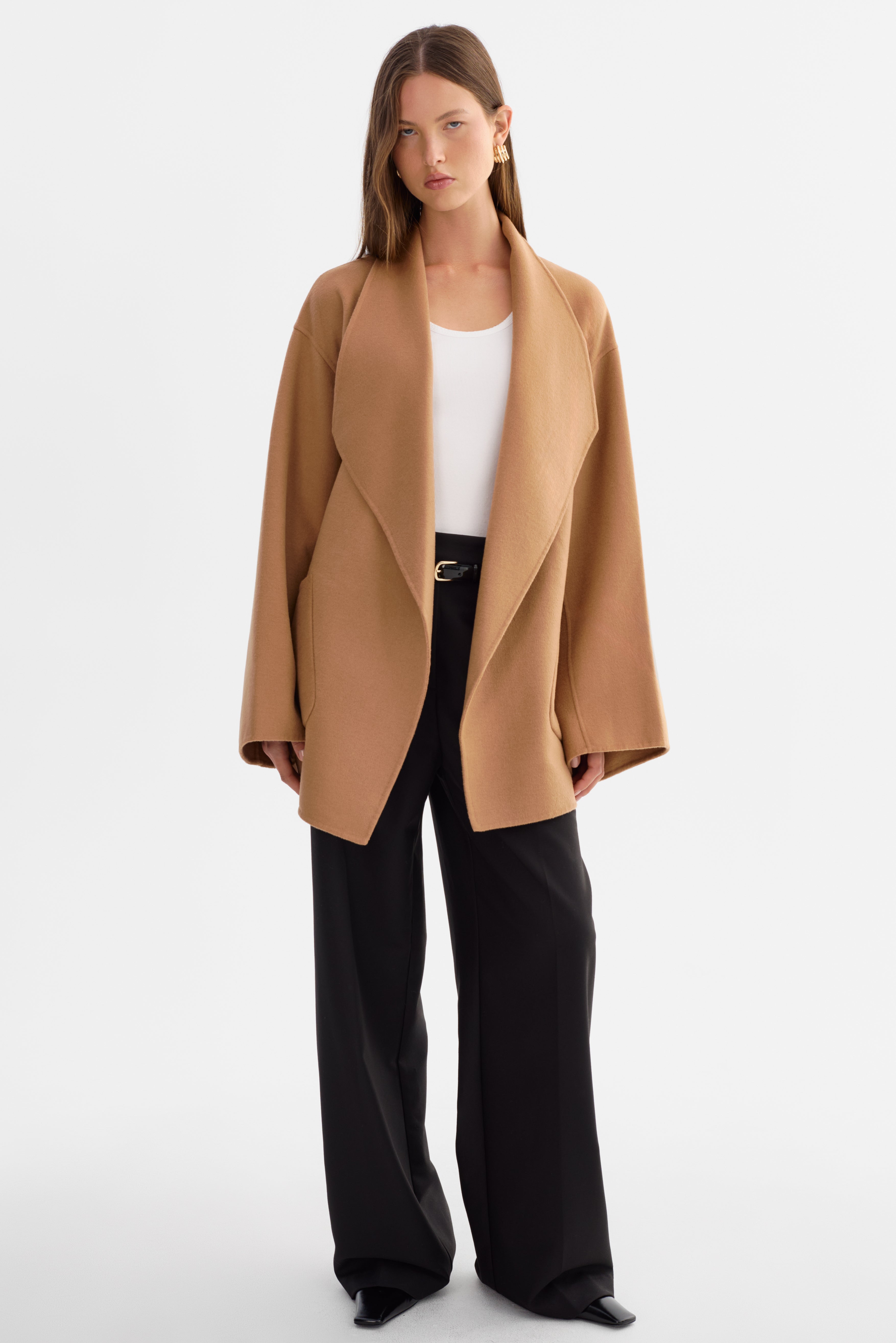 MEKIA | Manteau en Laine Double Face