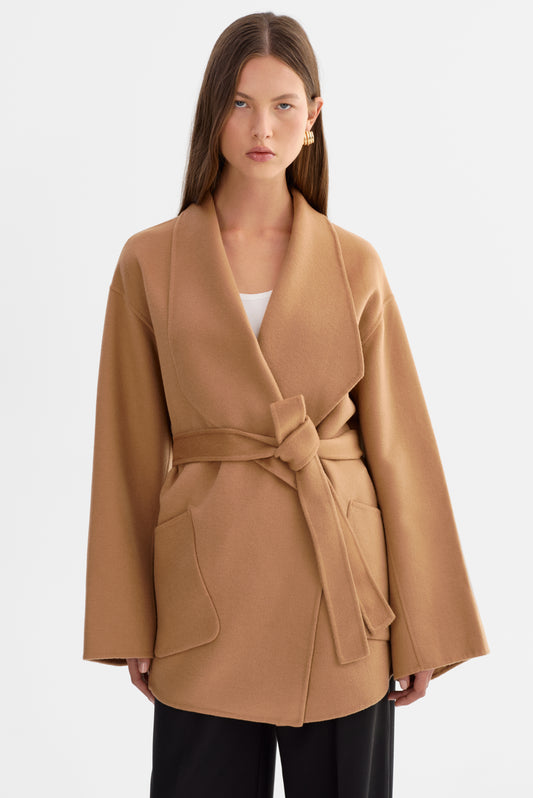 MEKIA | Manteau en Laine Double Face