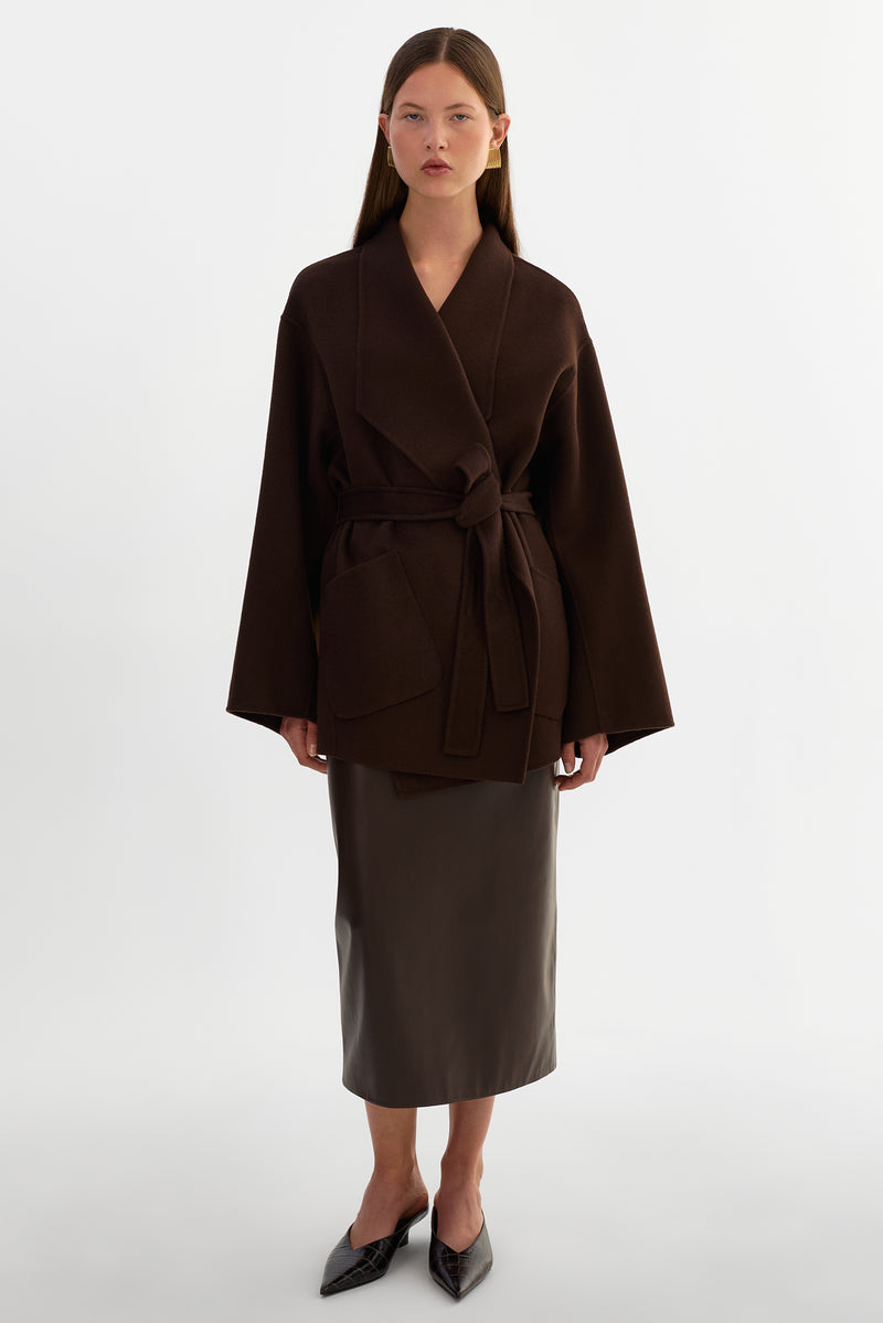 Mekia Double Face Wool Coat