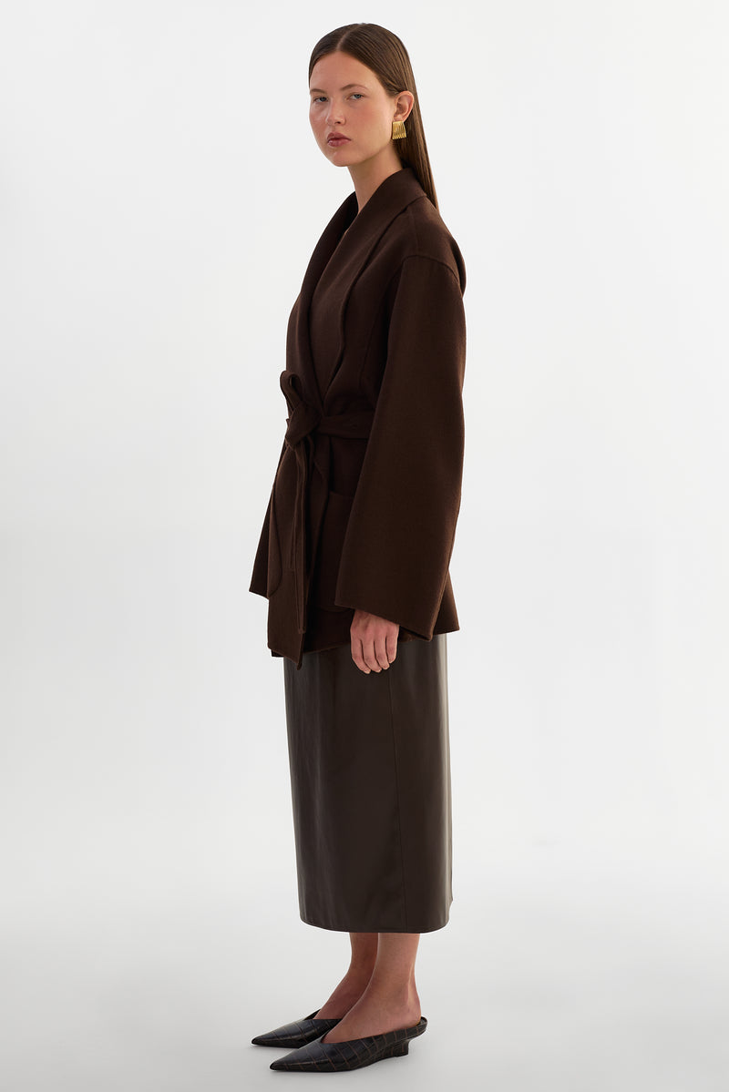 Mekia Double Face Wool Coat