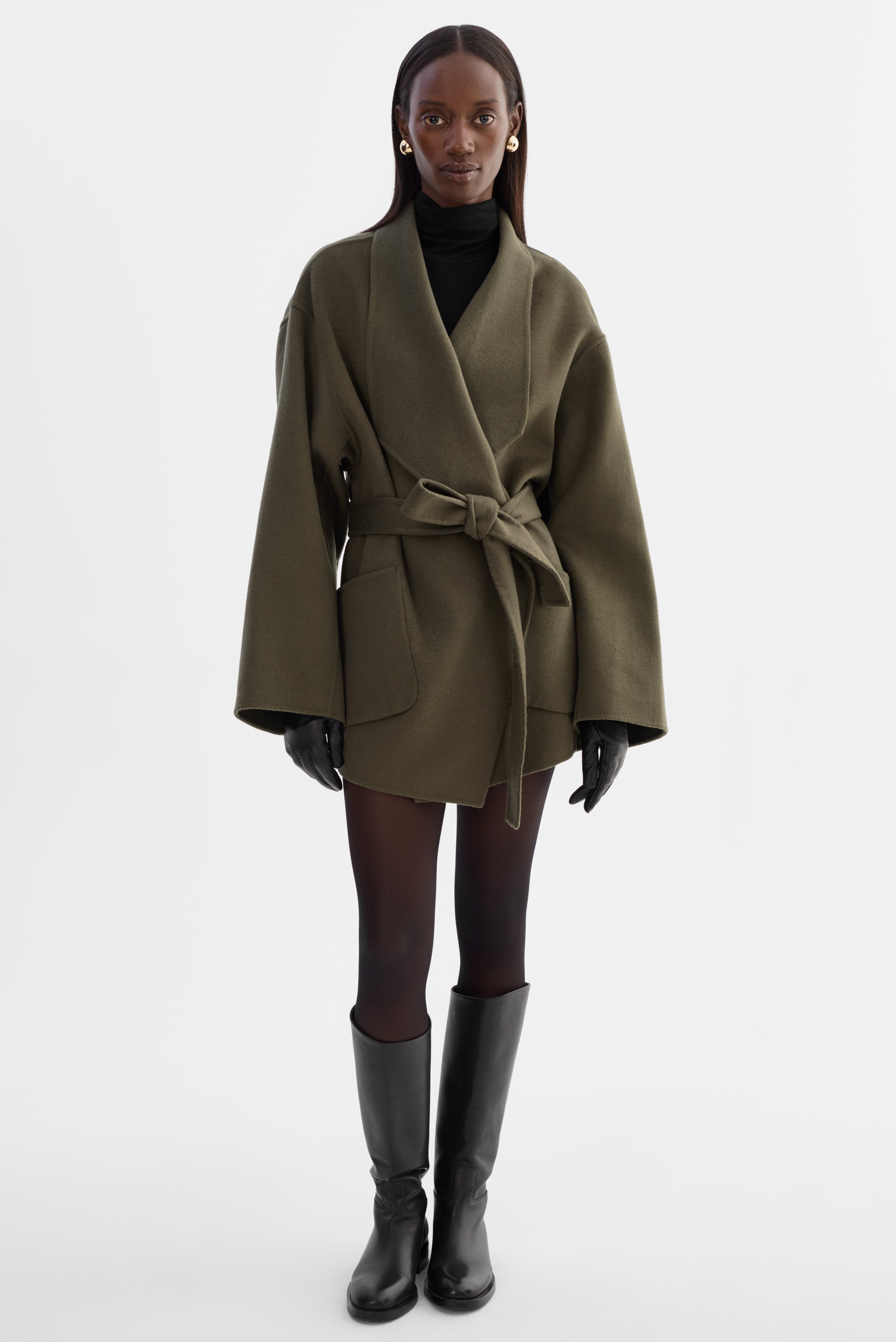 MEKIA | Manteau en laine double face
