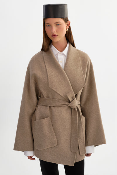 MEKIA | Double Face Wool Coat