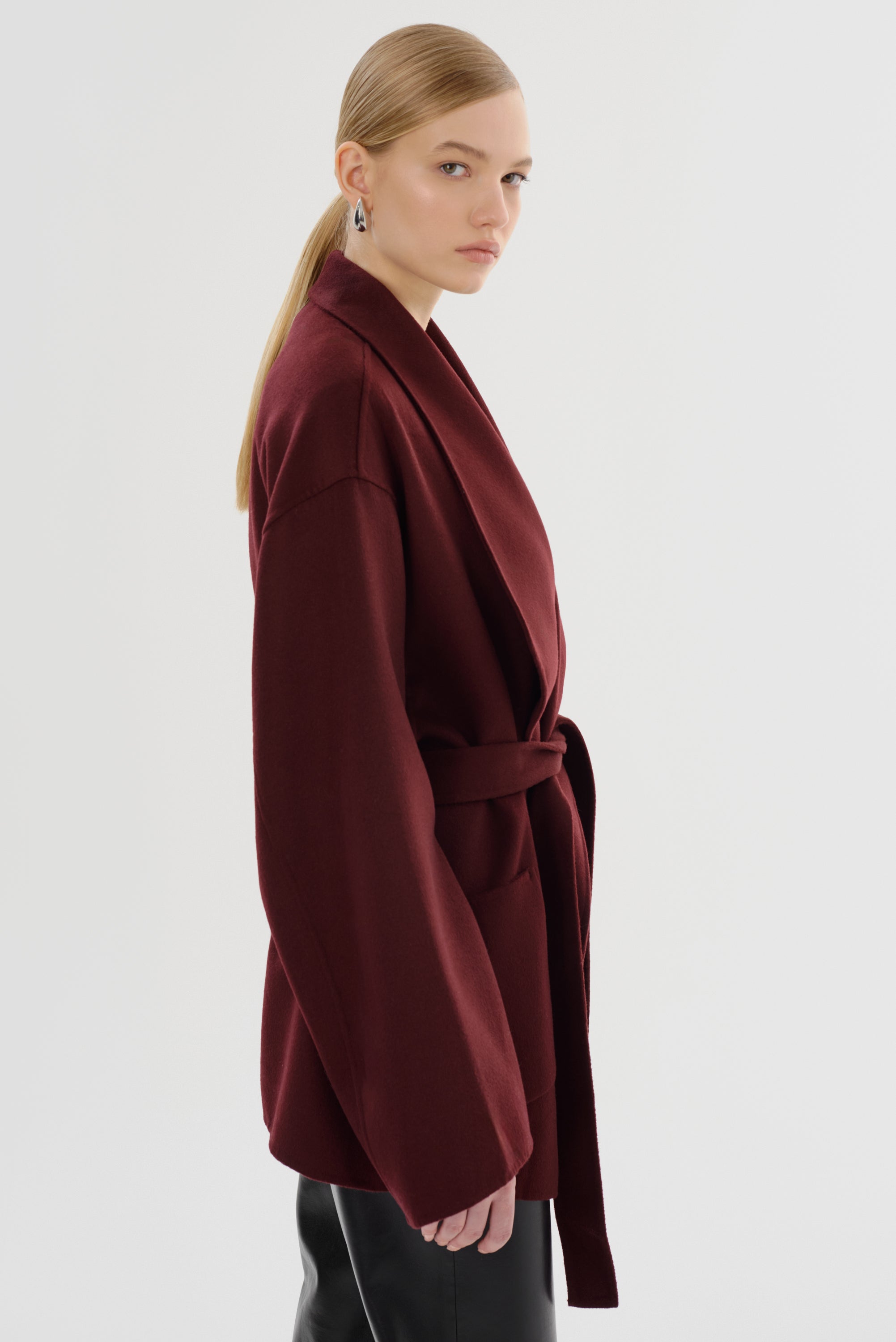MEKIA | Manteau en Laine Double Face