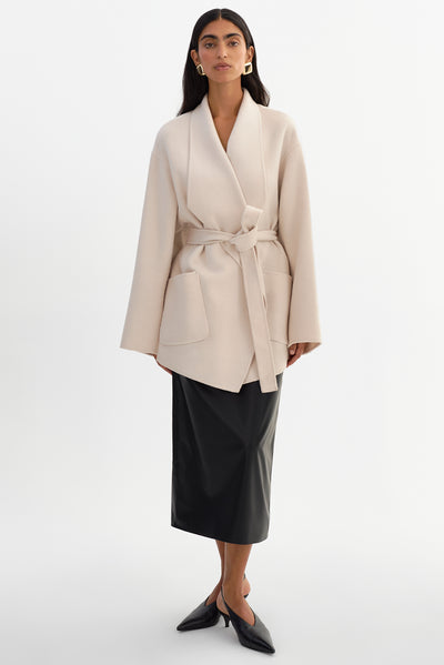 MEKIA | Double Face Wool Coat