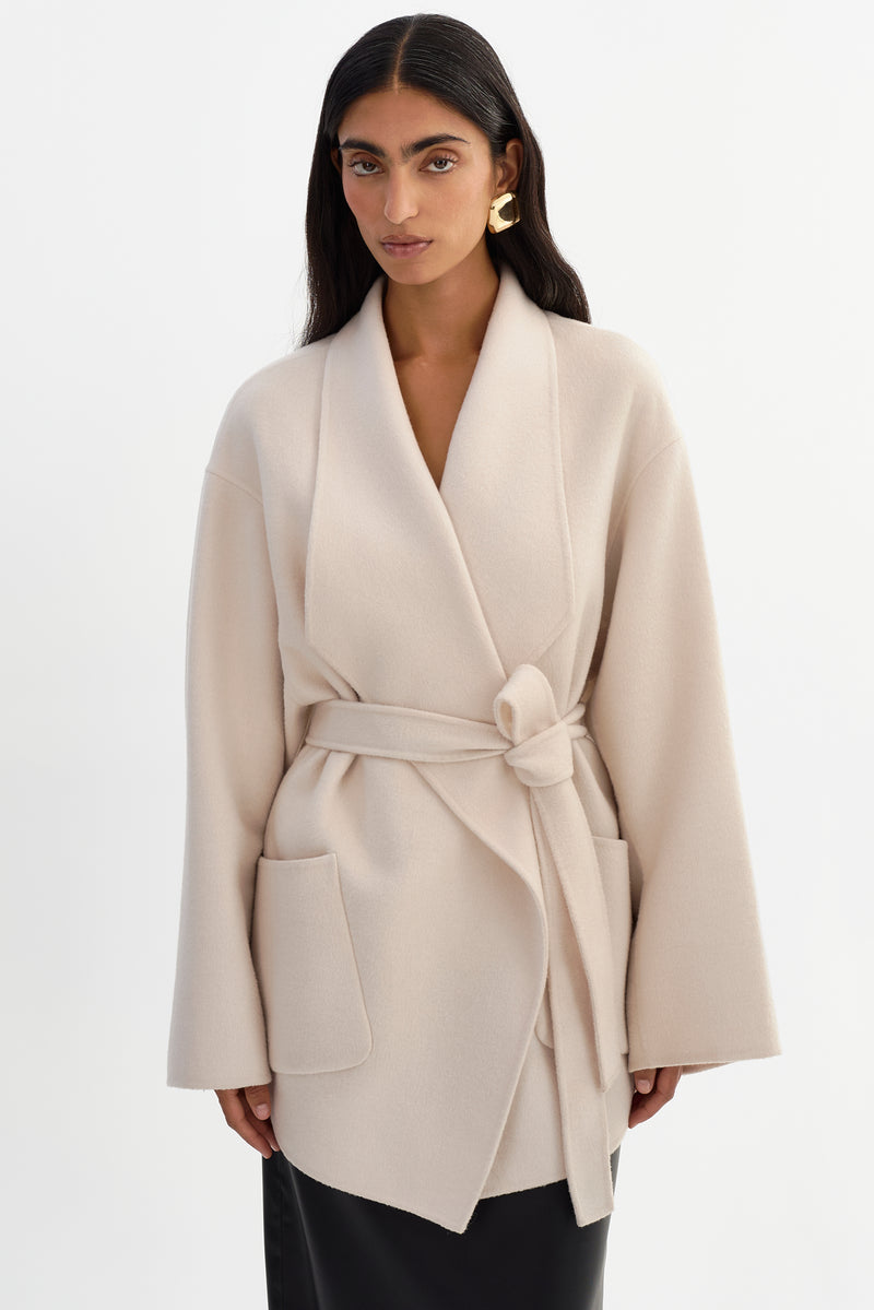 Mekia Double Face Wool Coat