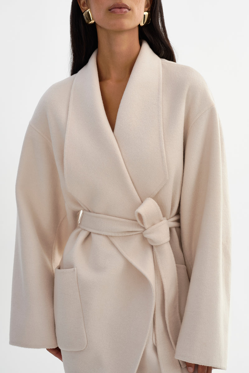 Mekia Double Face Wool Coat