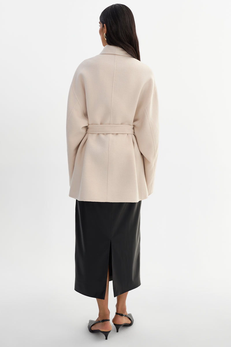 Mekia Double Face Wool Coat
