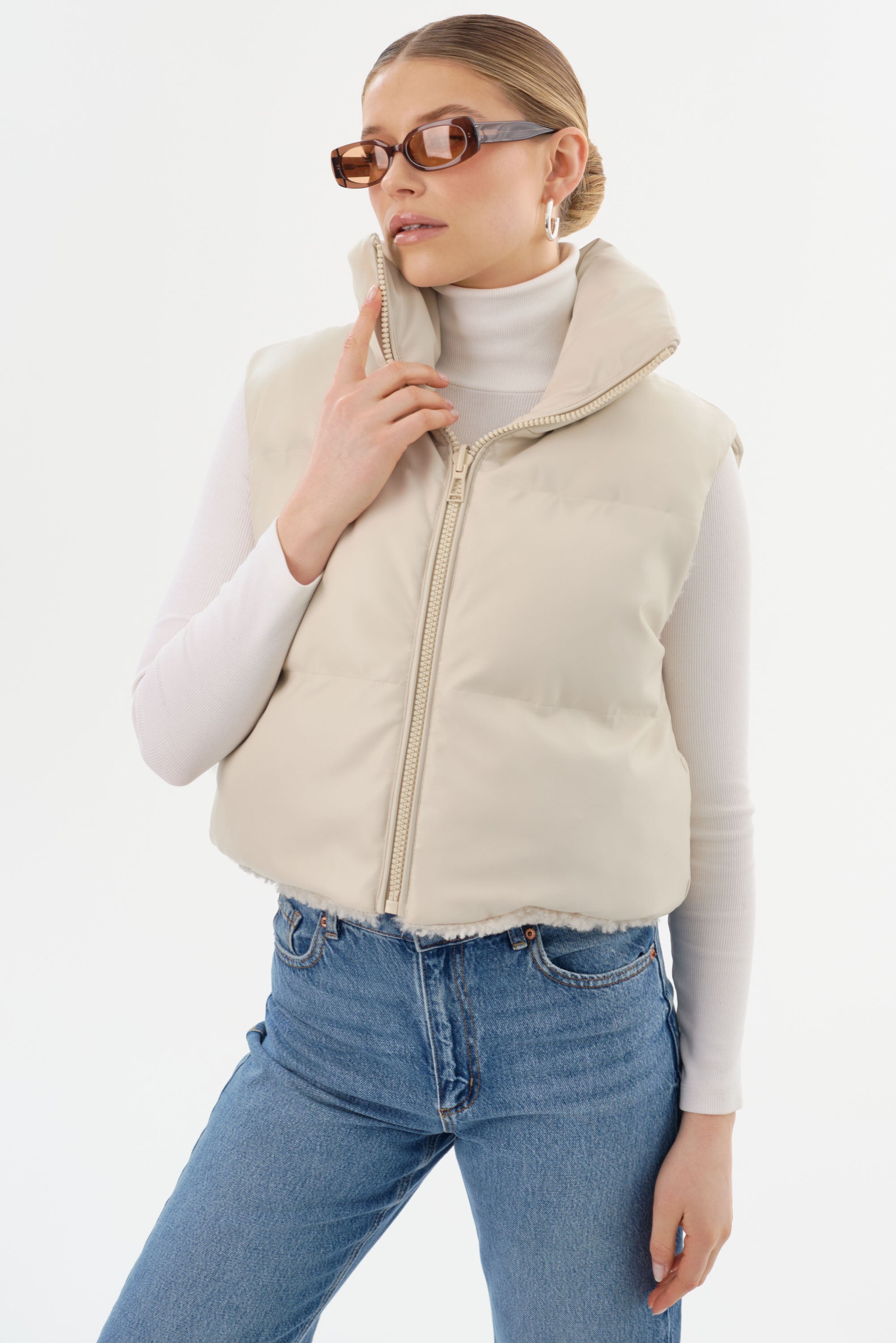 MELICIA | Veste matelassée réversible