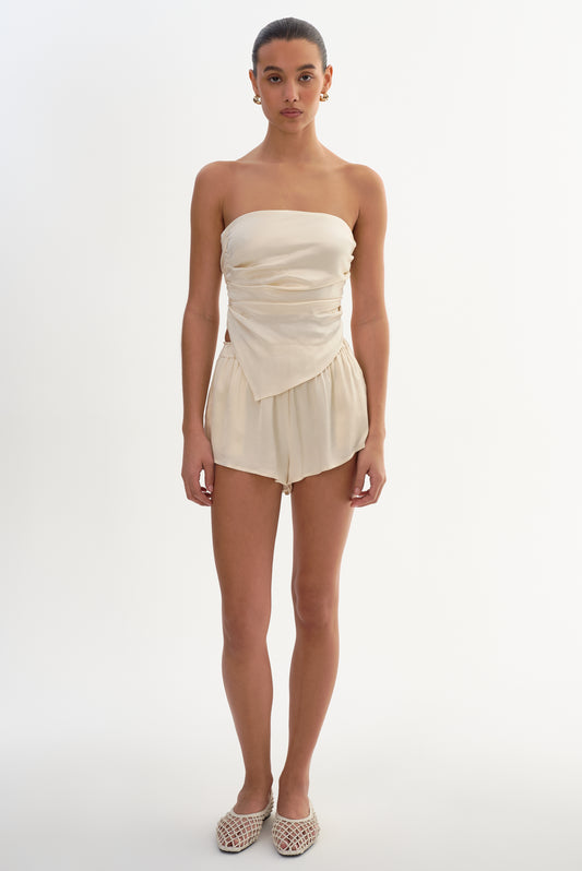 MELINA | Satin Micro Shorts