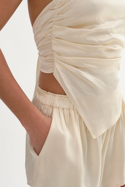 MELINA | Satin Micro Shorts