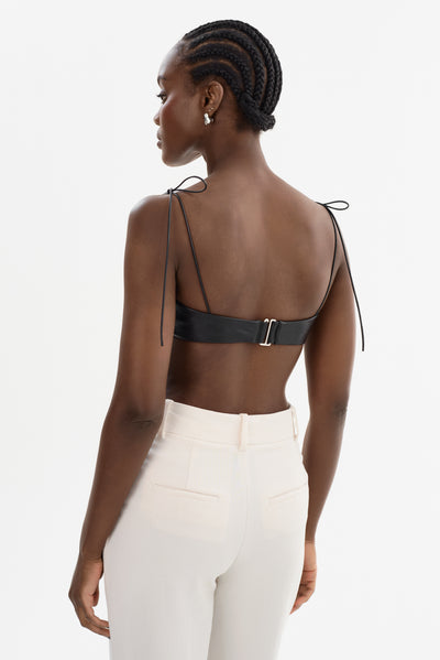 MERANIA | Leather Bralette