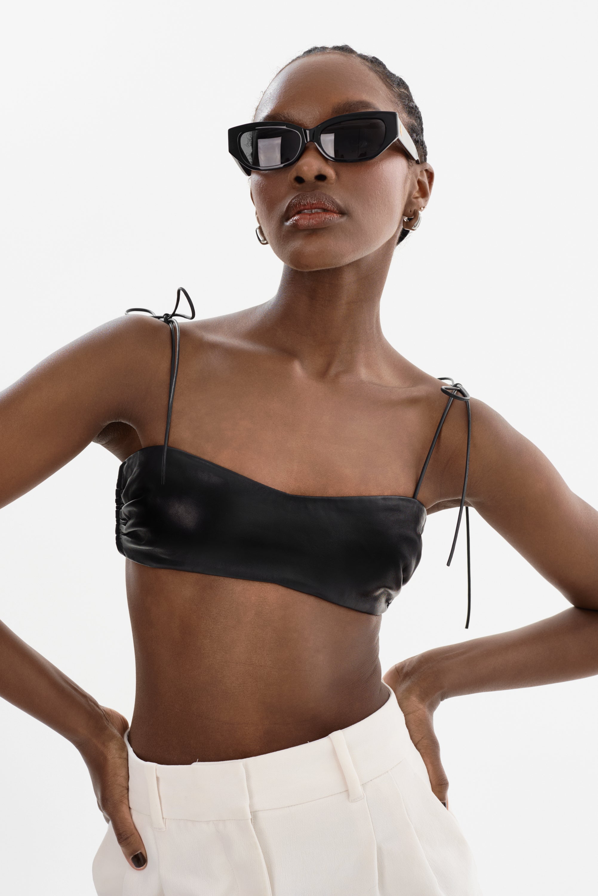 MERANIA | Leather Bralette