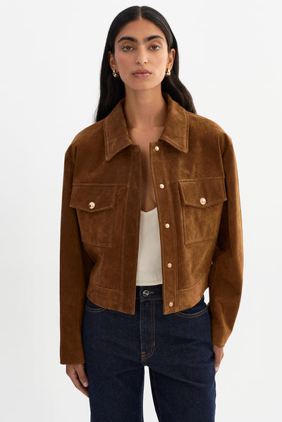 MERIDA | Genuine Suede Shacket