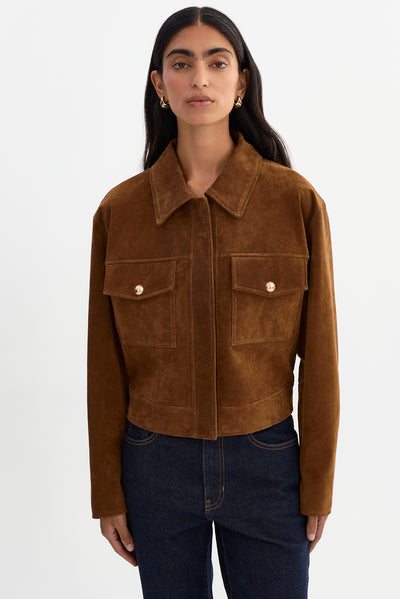 MERIDA | Genuine Suede Shacket