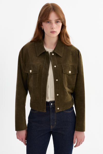 MERIDA | Genuine Suede Shacket