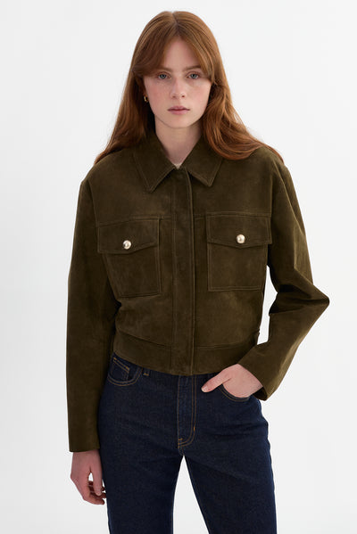 MERIDA | Genuine Suede Shacket