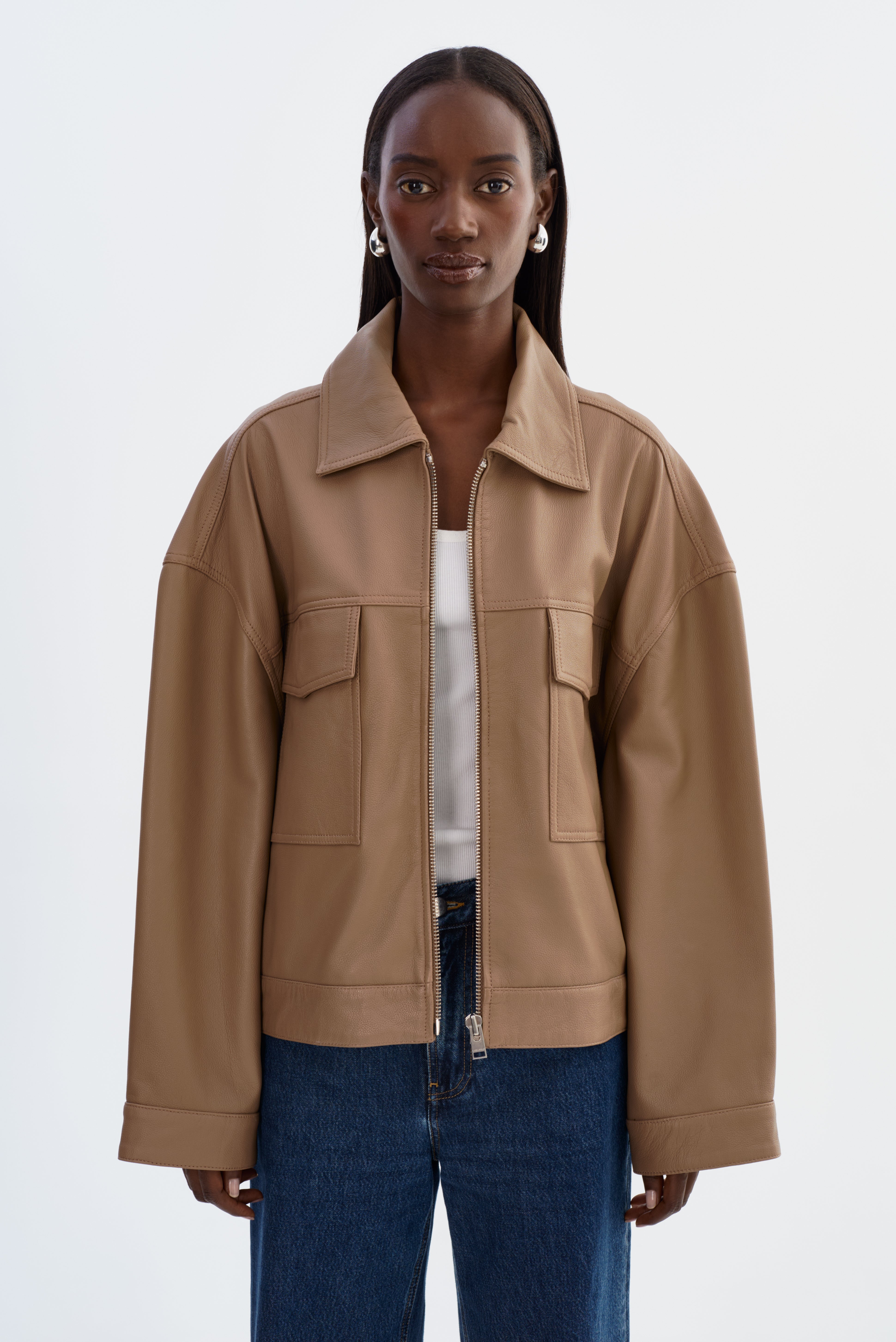 MIA | Oversized Leather Jacket