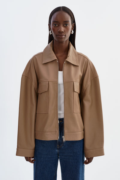 MIA | Oversized Leather Jacket