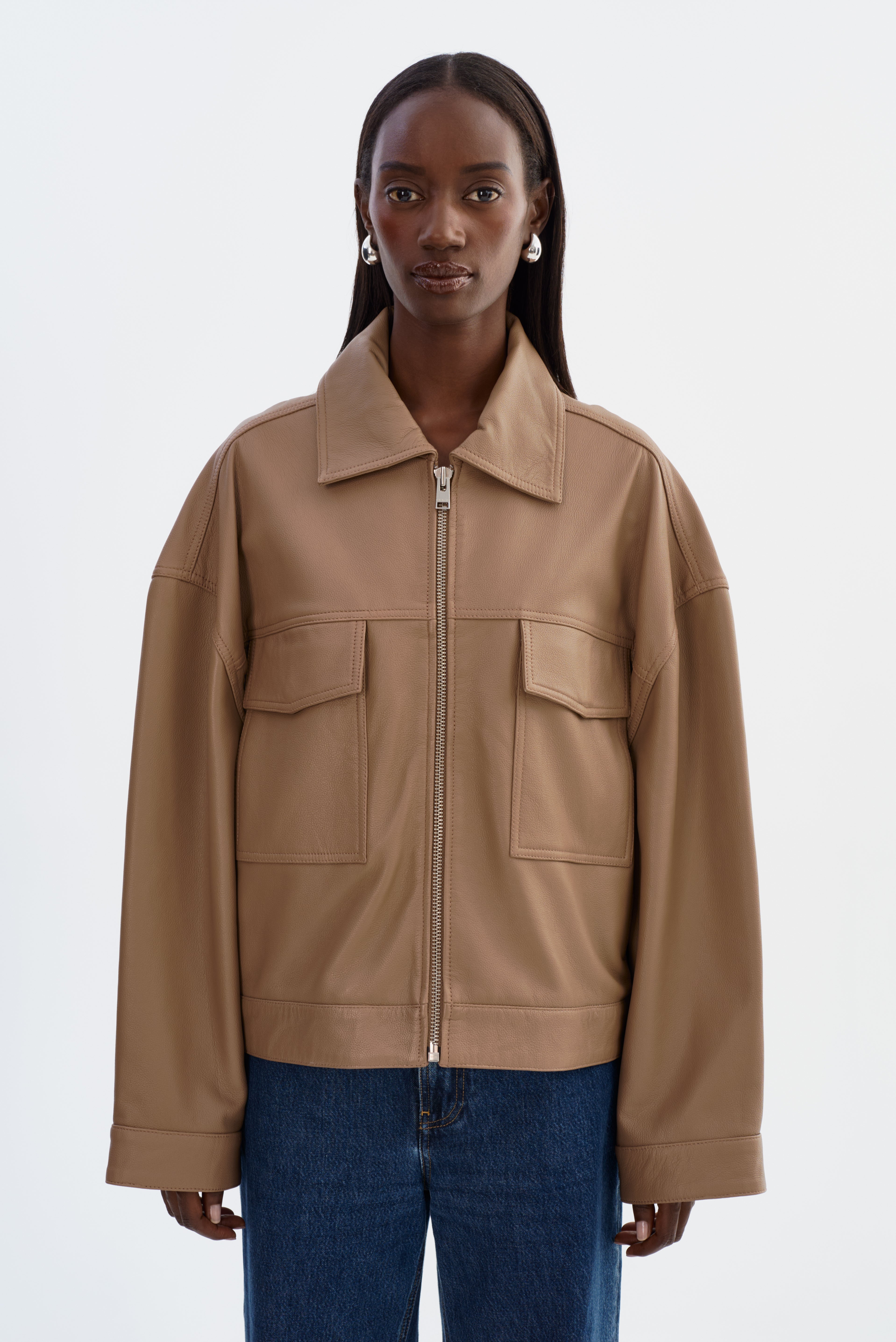 MIA | Oversized Leather Jacket