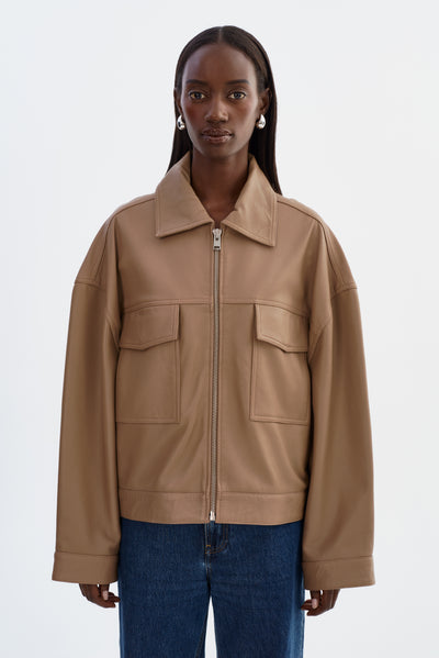 MIA | Oversized Leather Jacket