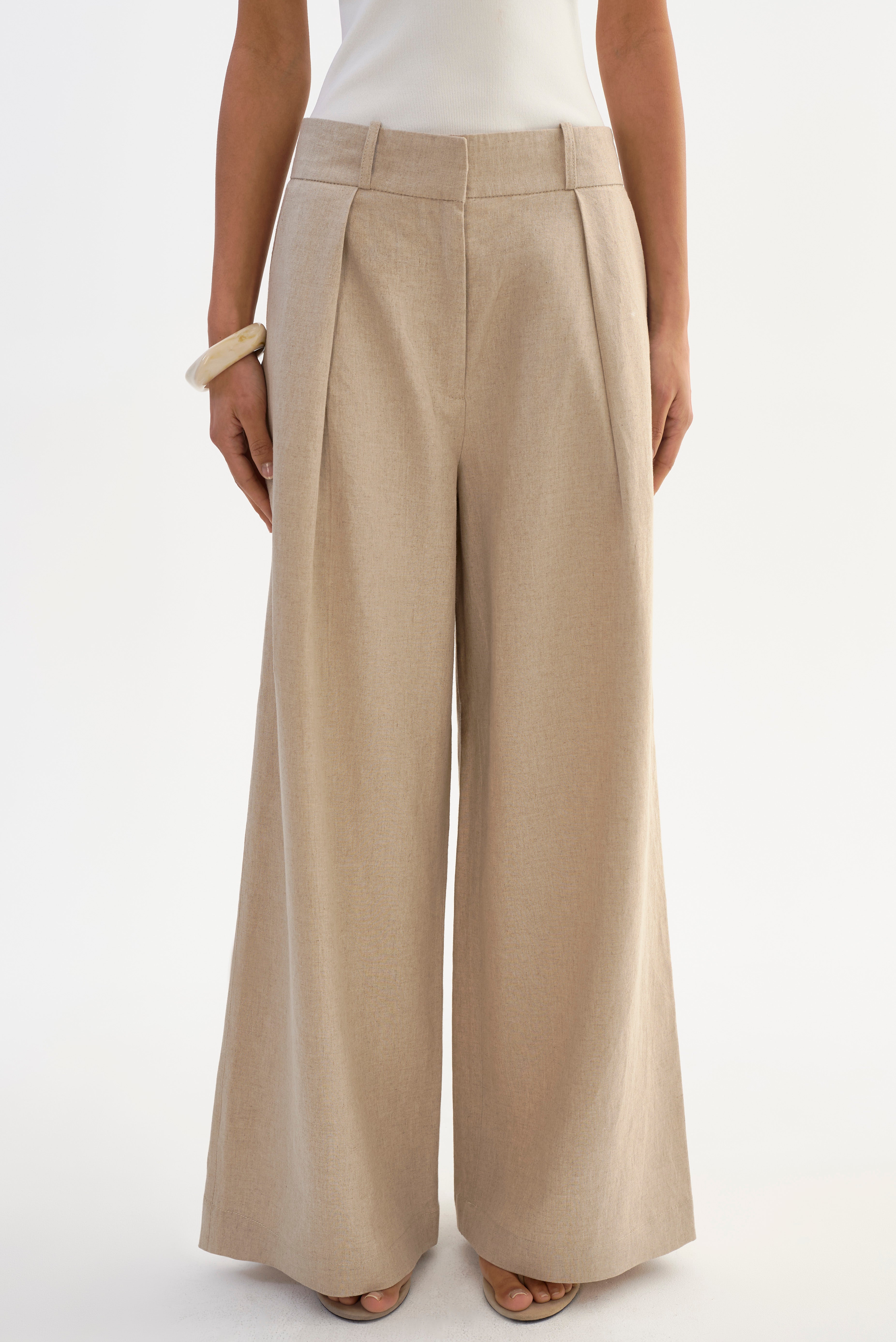 MIRIAM | Pantalon large en lin