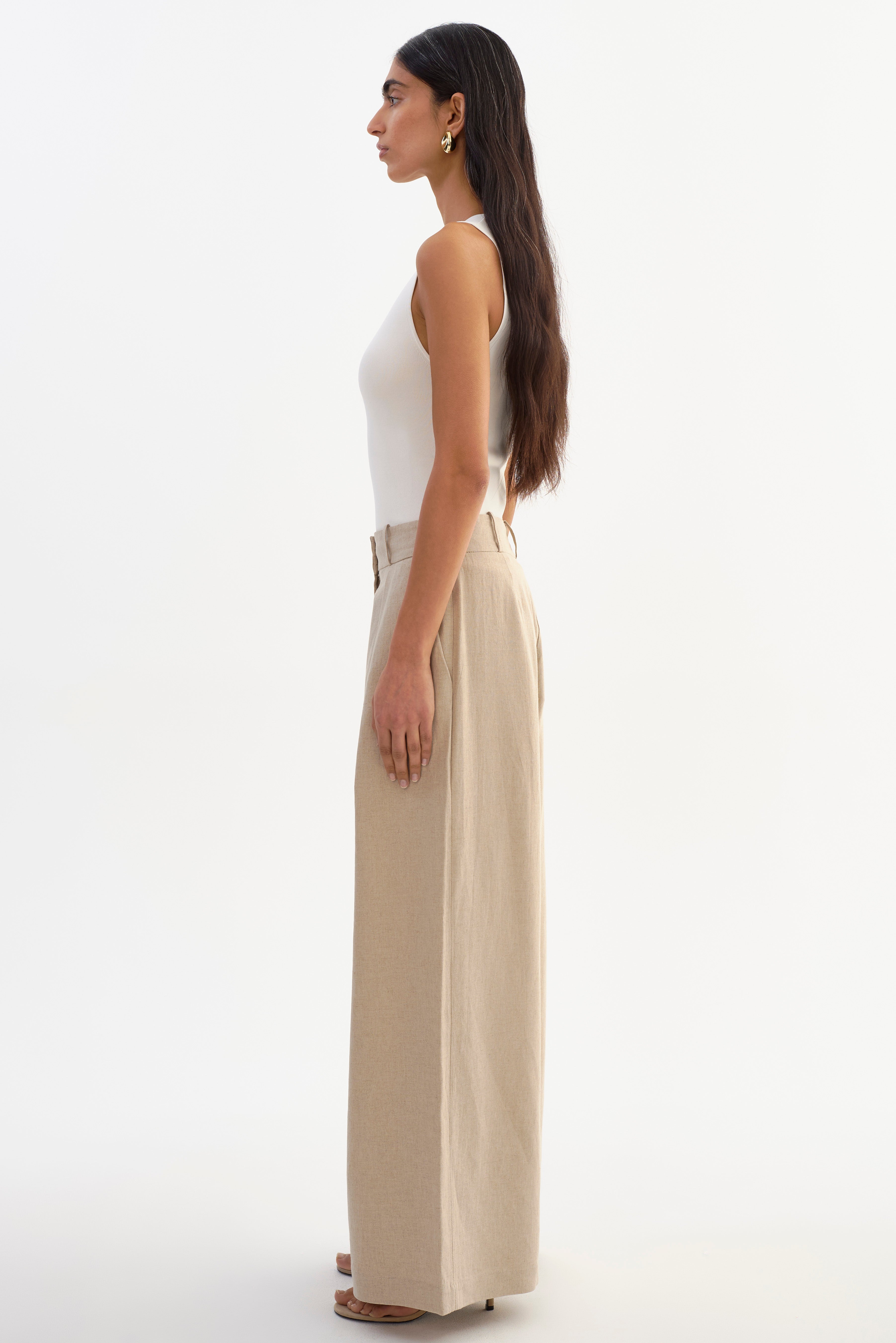 MIRIAM | Pantalon large en lin
