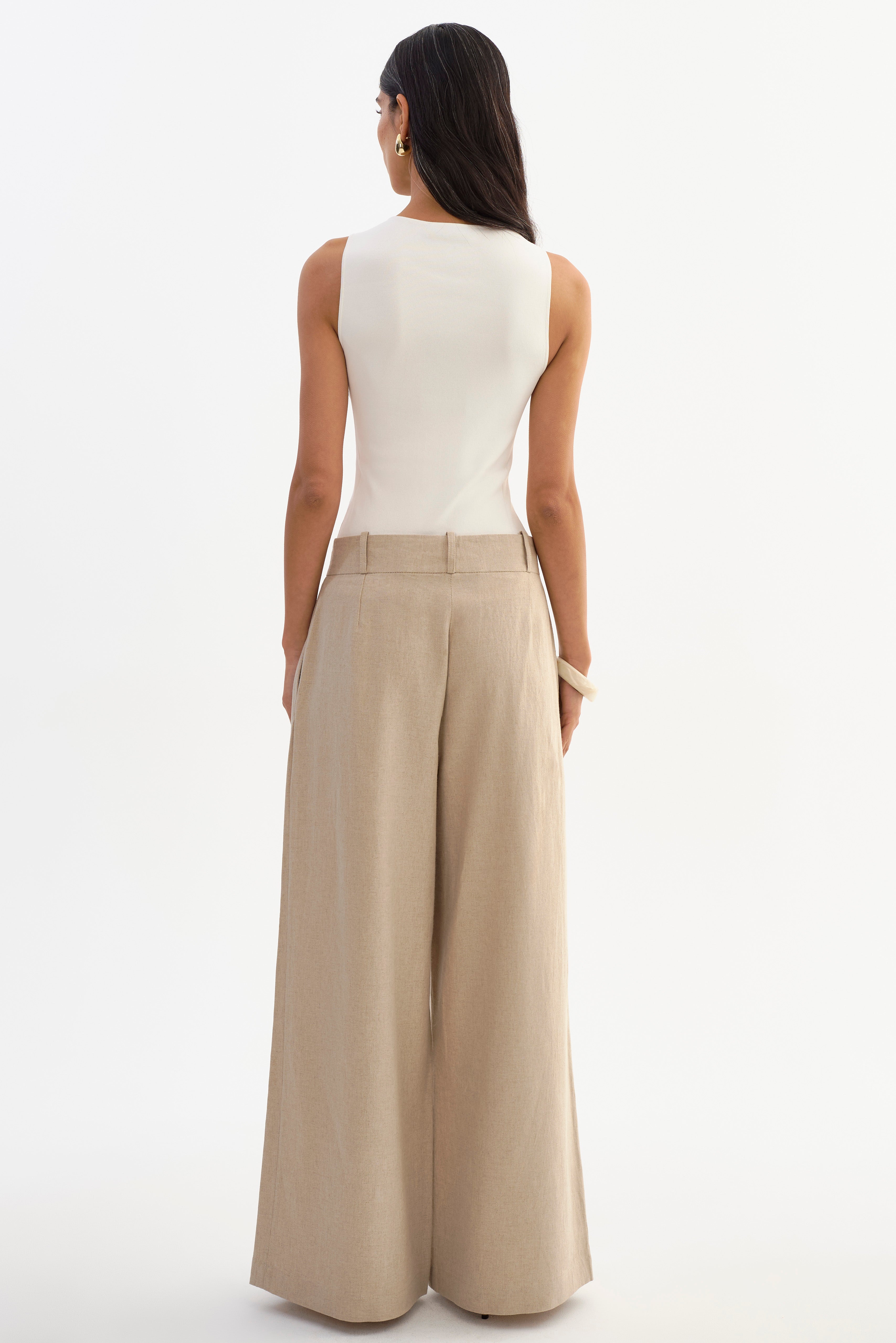 MIRIAM | Pantalon large en lin