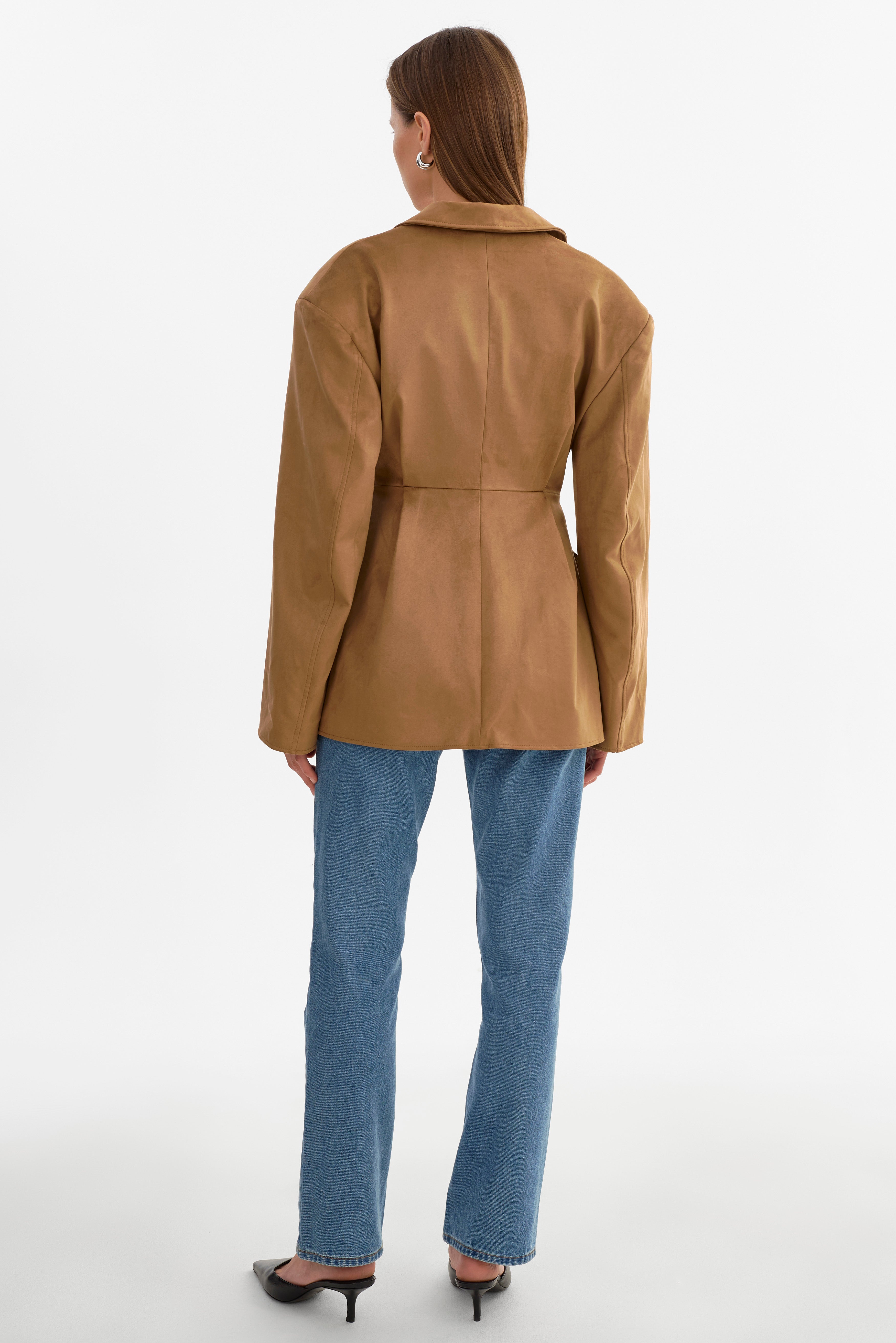 MOLLY | Faux Suede Blazer