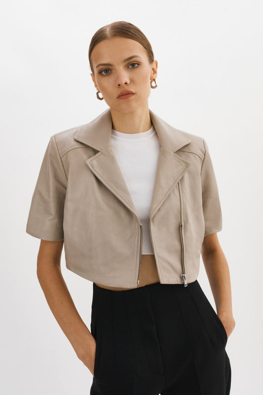 Naeva | Veste courte en cuir