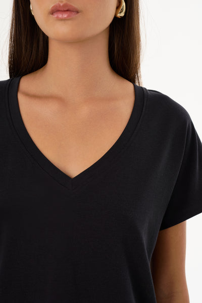 NEREA | Jersey V Neck Tee