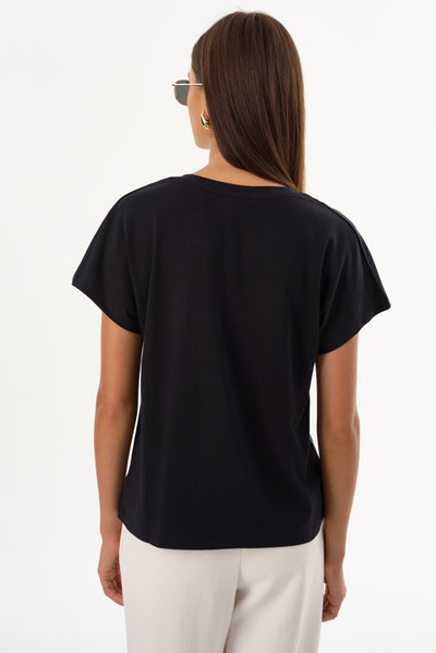 NEREA | Jersey V Neck Tee