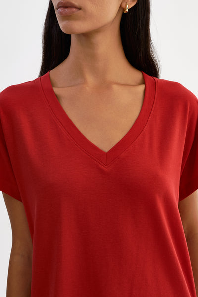 NEREA | Jersey V Neck Tee