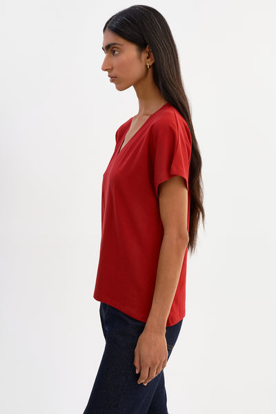NEREA | Jersey V Neck Tee