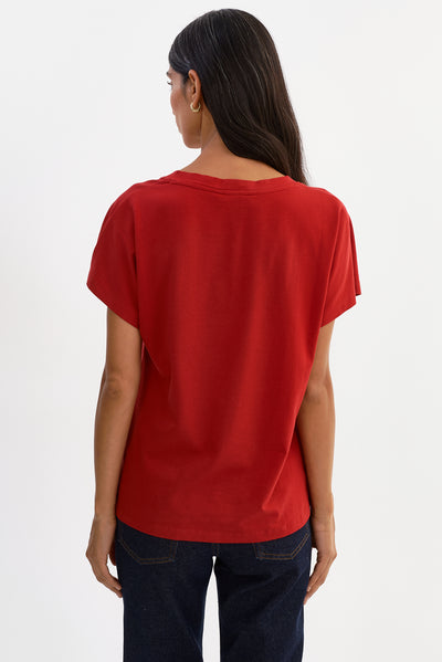 NEREA | Jersey V Neck Tee