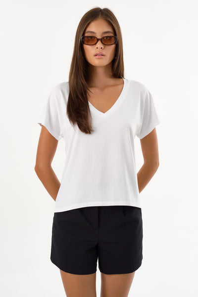 NEREA | Jersey V Neck Tee