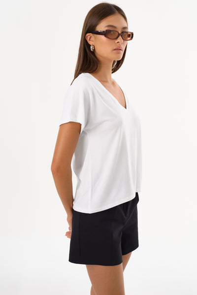 NEREA | Jersey V Neck Tee