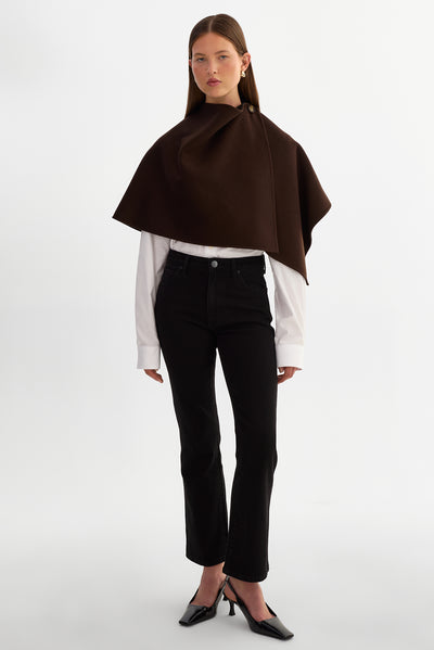 NEZRA | Reversible Wool Cape
