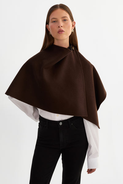 NEZRA | Reversible Wool Cape