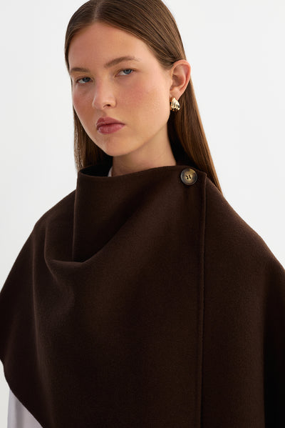 NEZRA | Reversible Wool Cape