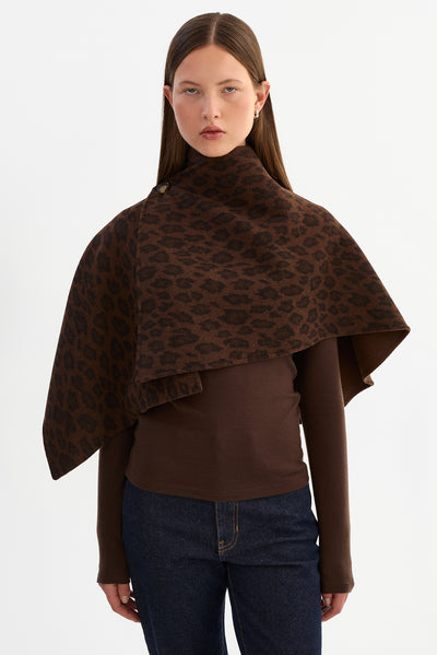 NEZRA | Reversible Wool Cape