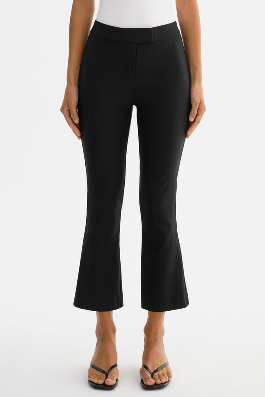 NORA | Cropped Flare Stretch Twill Pants