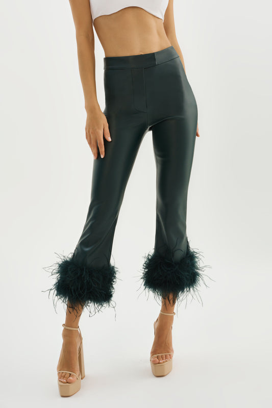 PAGETTA | Feather Trimmed Trousers