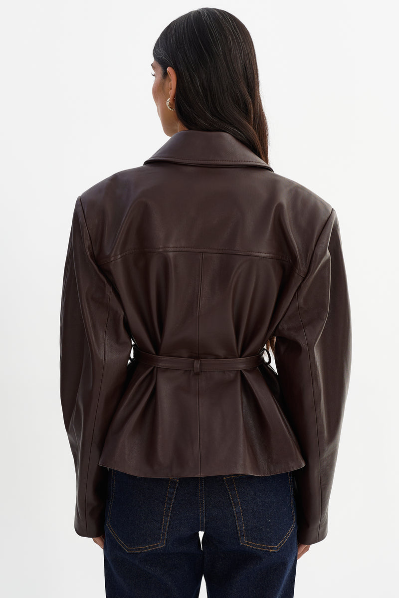 Pearl Leather Jacket