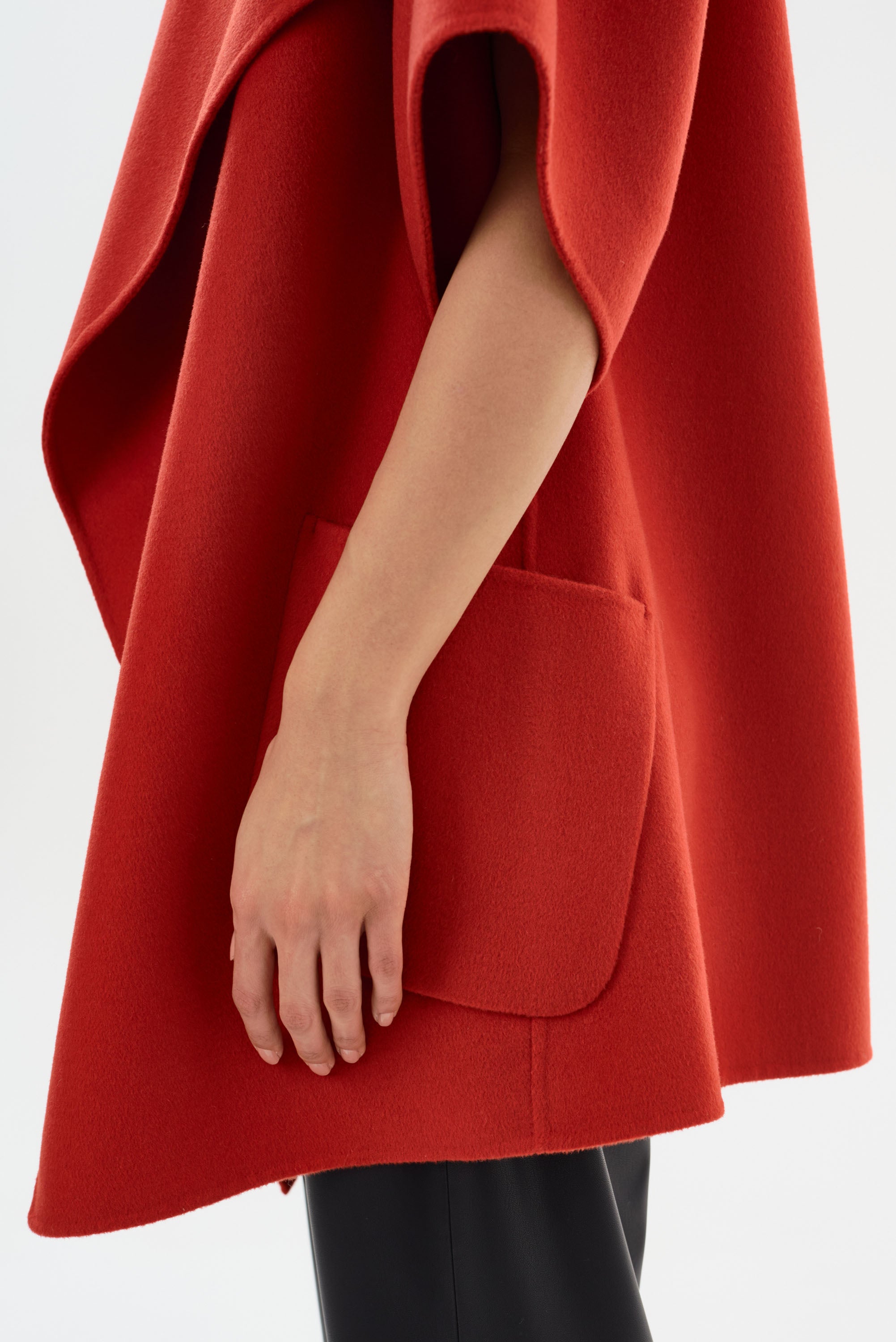 PÉNÉLOPE | Manteau en laine double face 