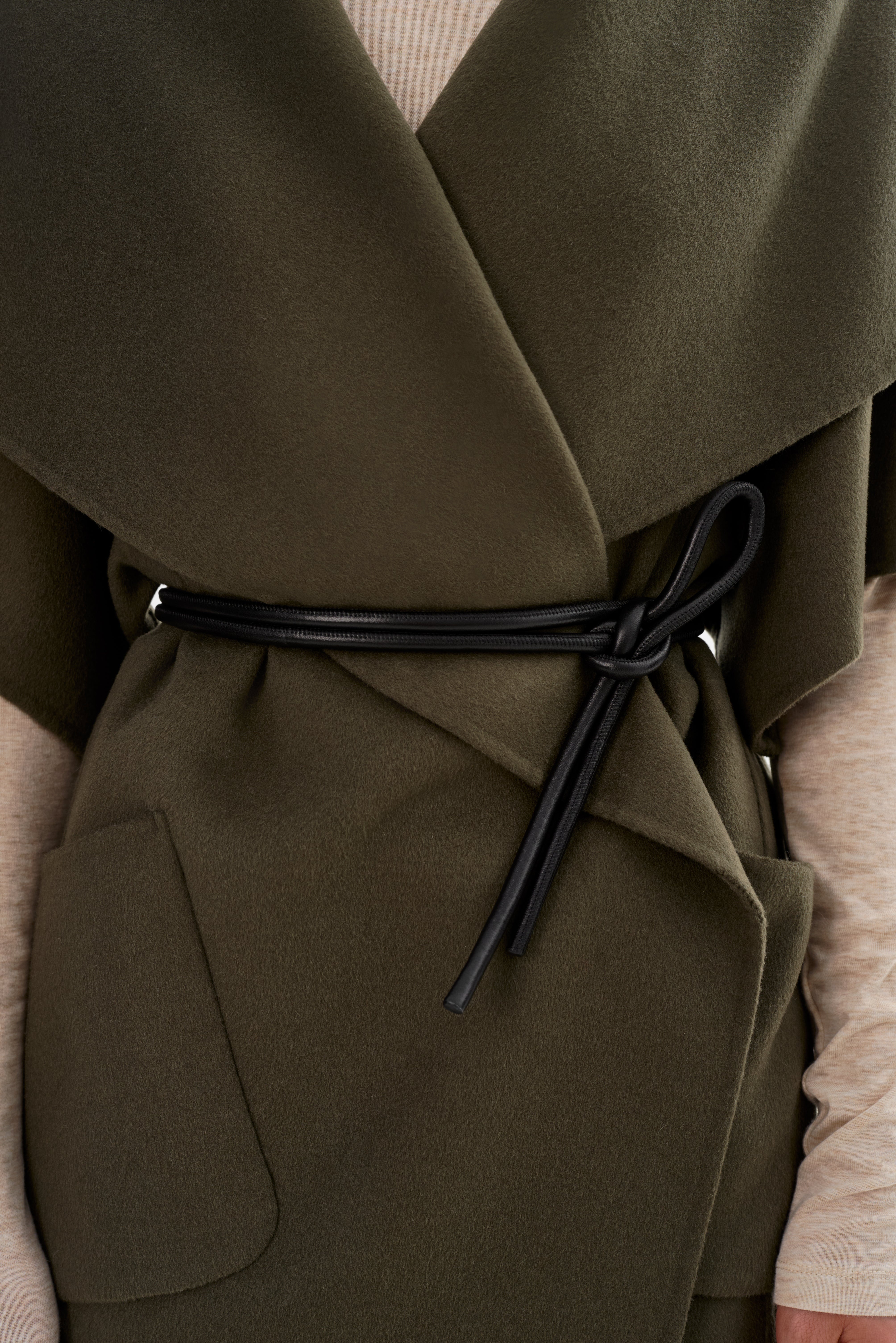 PÉNÉLOPE | Manteau en laine double face 