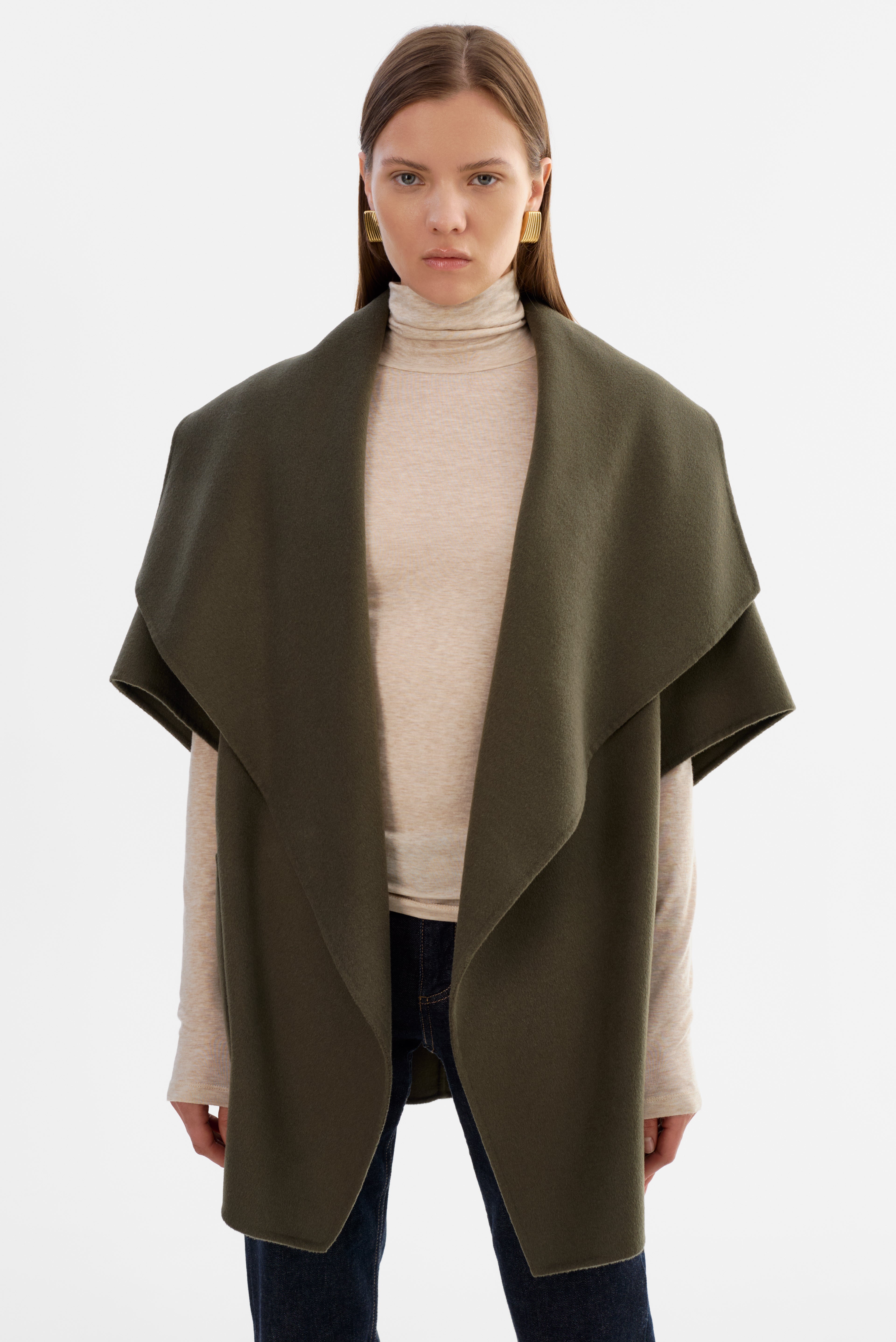 PÉNÉLOPE | Manteau en laine double face 
