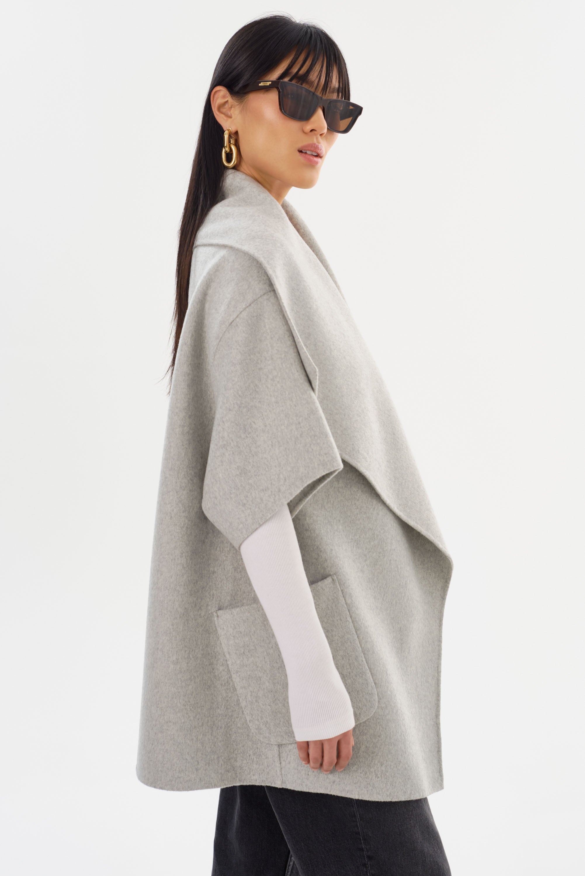 PENELOPE | Manteau en laine double face