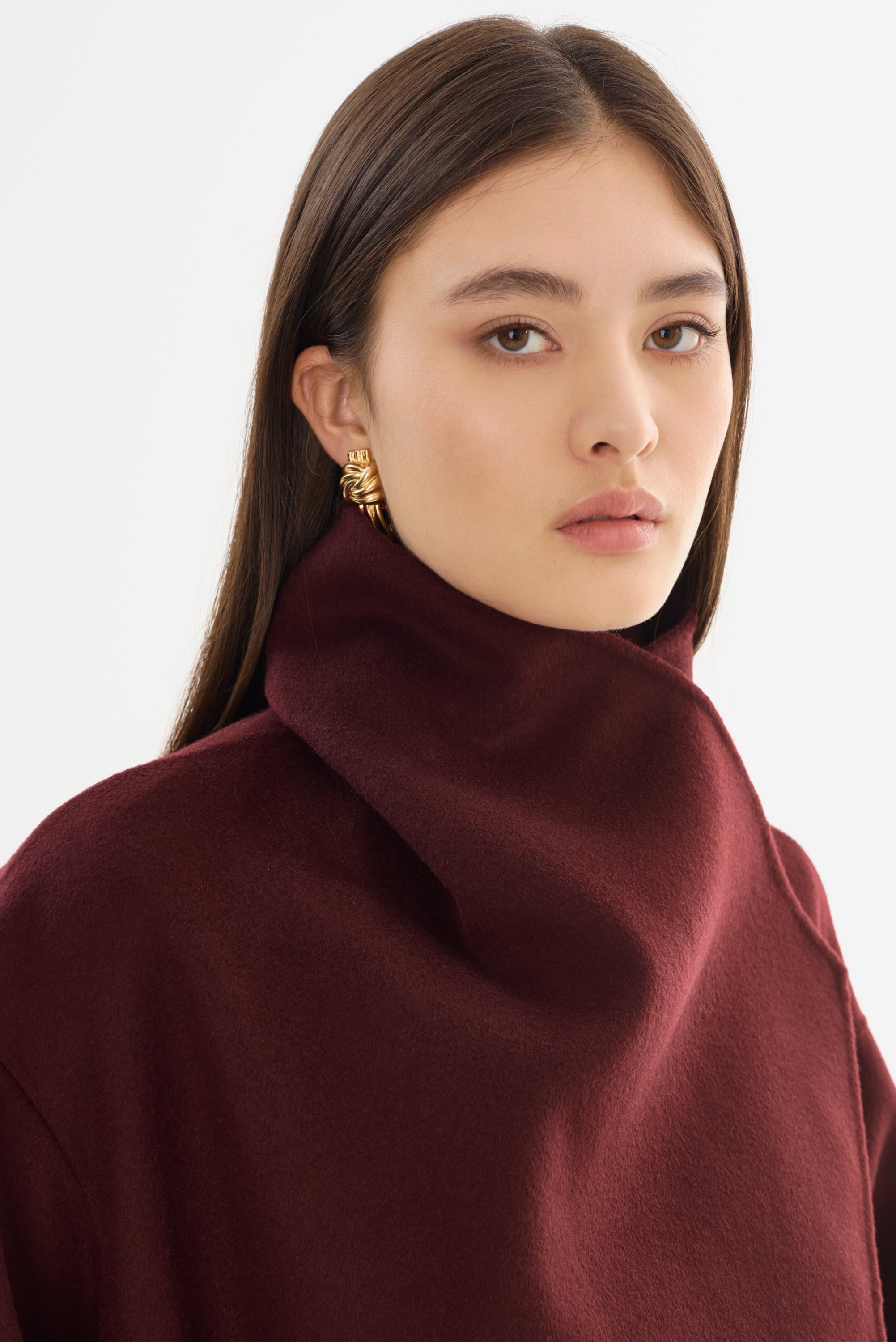 PÉNÉLOPE | Manteau en laine double face 