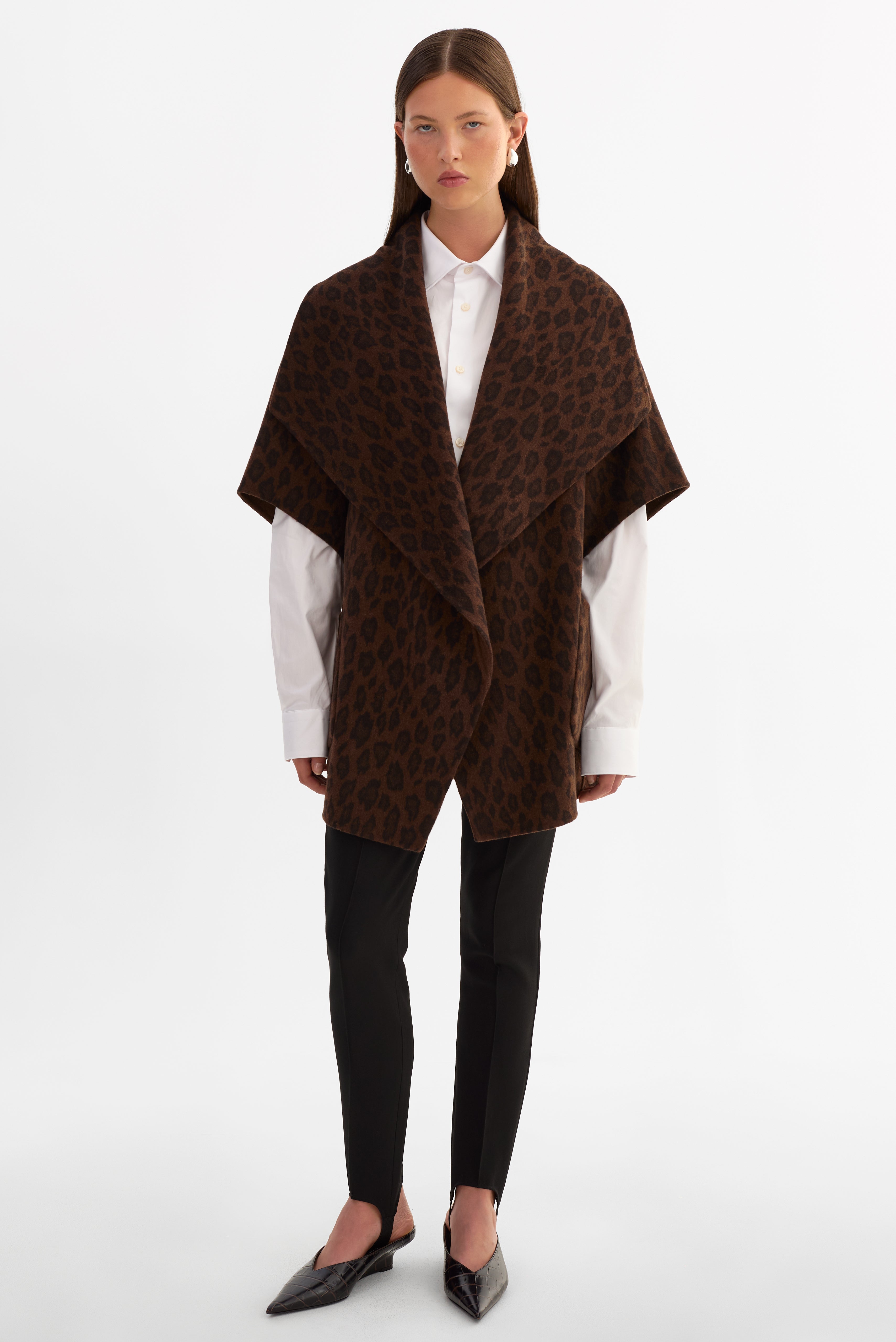 PENELOPE R | Reversible Double Face Wool Coat